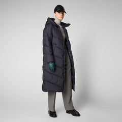 Save The Duck - W's Janis Hooded Puffer Jacket - Recycled plastic bottles - Weekendbee - sustainable sportswear