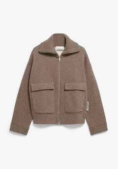 Armedangels W's Joaniaas Jacket - Organic Cotton & Wool Steel Melange Jacket
