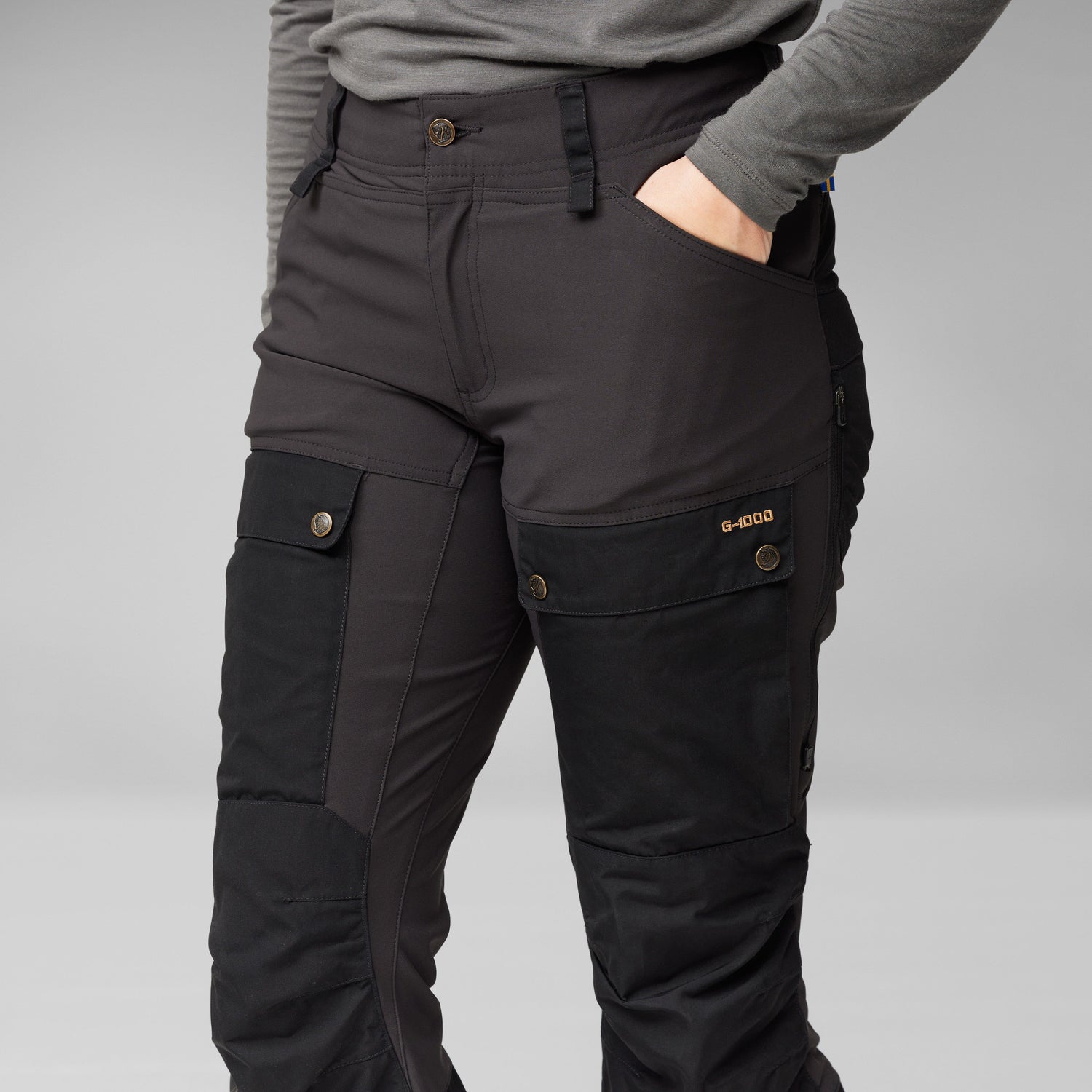 Fjällräven W's Keb Trousers - G-1000® Eco Basalt Regular Pants