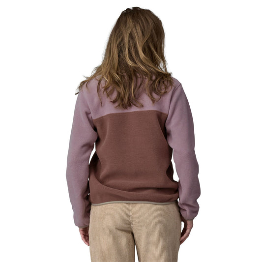 Patagonia W's Lightweight Synchilla Snap-T Fleece Pullover - Recycled Polyester Dulse Mauve Shirt