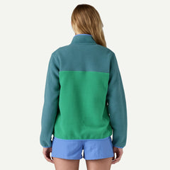 Patagonia W's Lightweight Synchilla Snap-T Fleece Pullover - Recycled Polyester Heartleaf Green Shirt