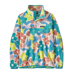 Patagonia W's Lightweight Synchilla Snap-T Fleece Pullover - Recycled Polyester Channeling Spring: Natural Shirt