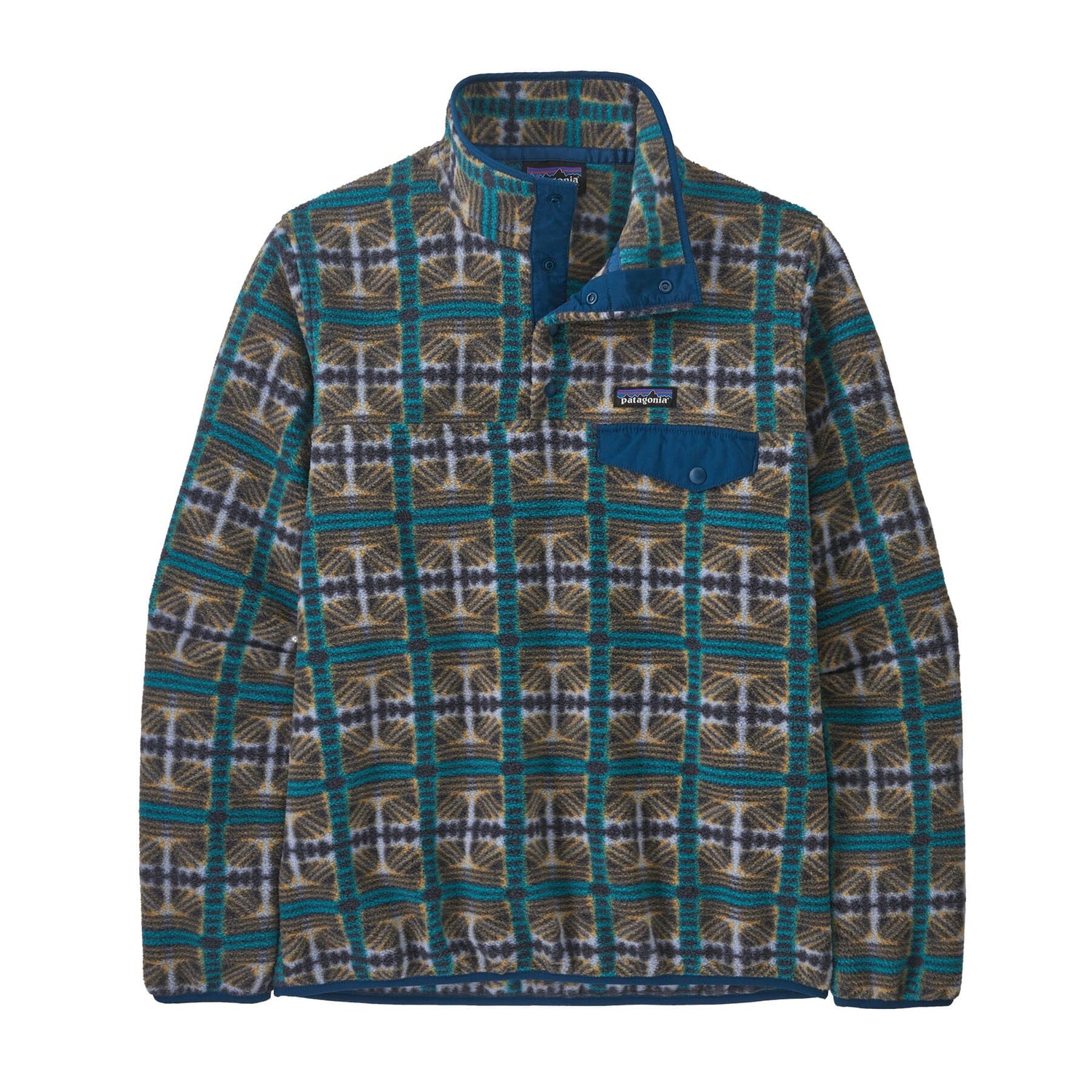 Patagonia W's Lightweight Synchilla Snap-T Fleece Pullover - Recycled Polyester Snow Beam: Pale Periwinkle Shirt