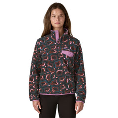 Patagonia W's Lightweight Synchilla Snap-T Fleece Pullover - Recycled Polyester Soft Spirea: Dried Vanilla Shirt