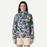 Patagonia W's Lightweight Synchilla Snap-T Fleece Pullover - Recycled Polyester Wild Botanist: Tidal Teal Shirt