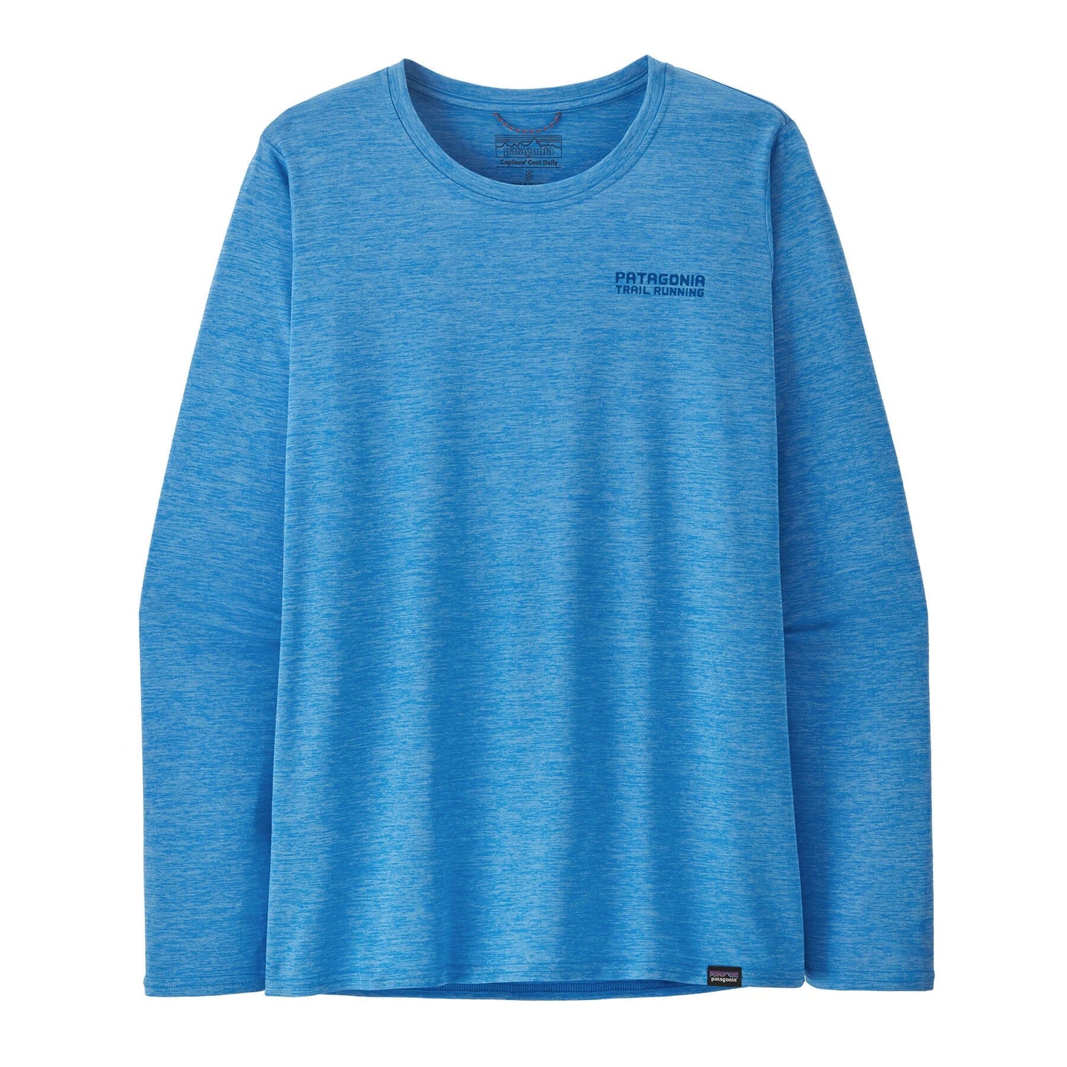Patagonia W's L/S Cap Cool Daily Graphic Shirt - Lands - Recycled polyester & polyester Tree Trotter: Vessel Blue X-Dye Shirt
