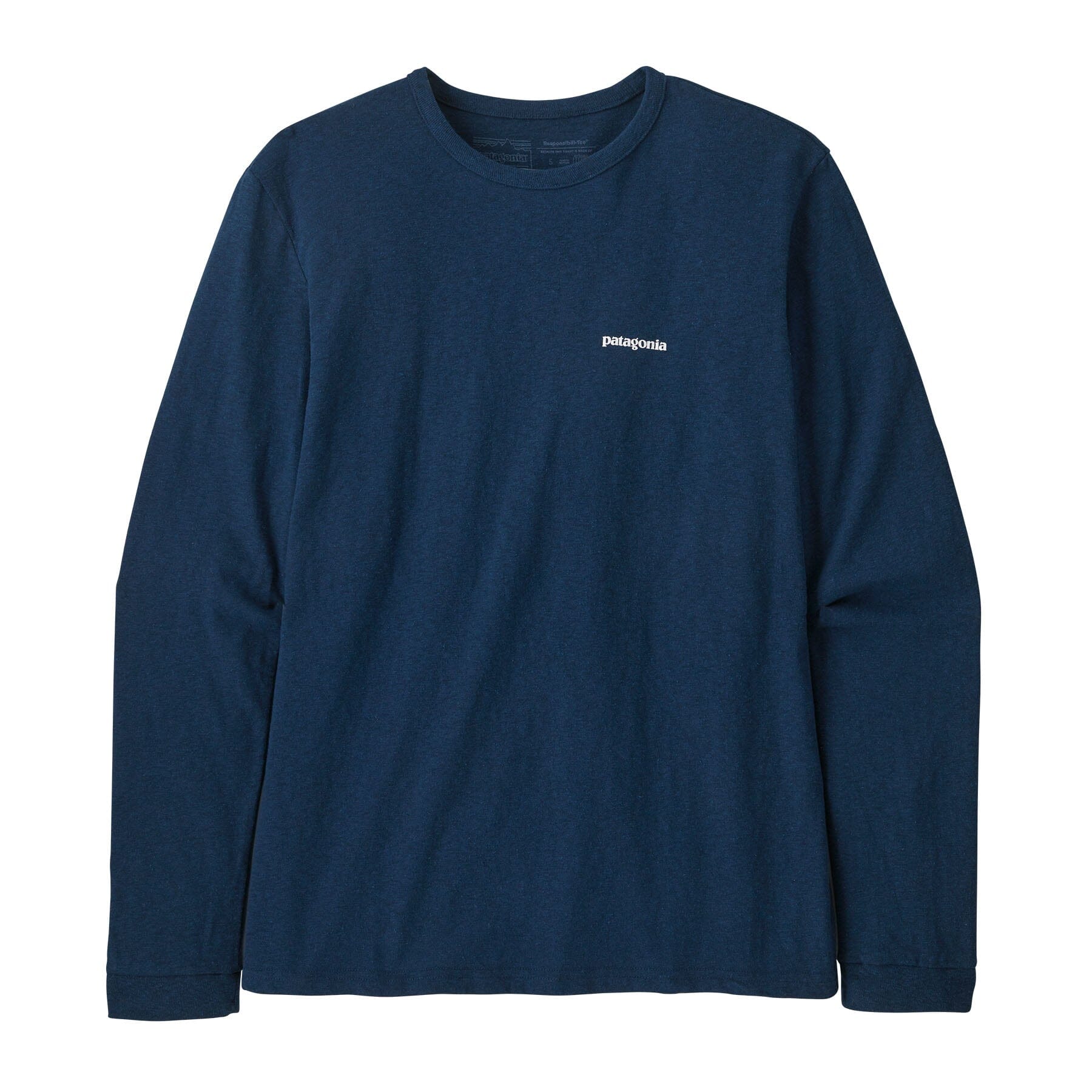 Patagonia W's L/S P-6 Logo Responsibili-Tee - Recycled Cotton