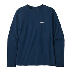 Patagonia - W's L/S P-6 Logo Responsibili-Tee - Recycled Cotton & Recycled Polyester - Weekendbee - sustainable sportswear