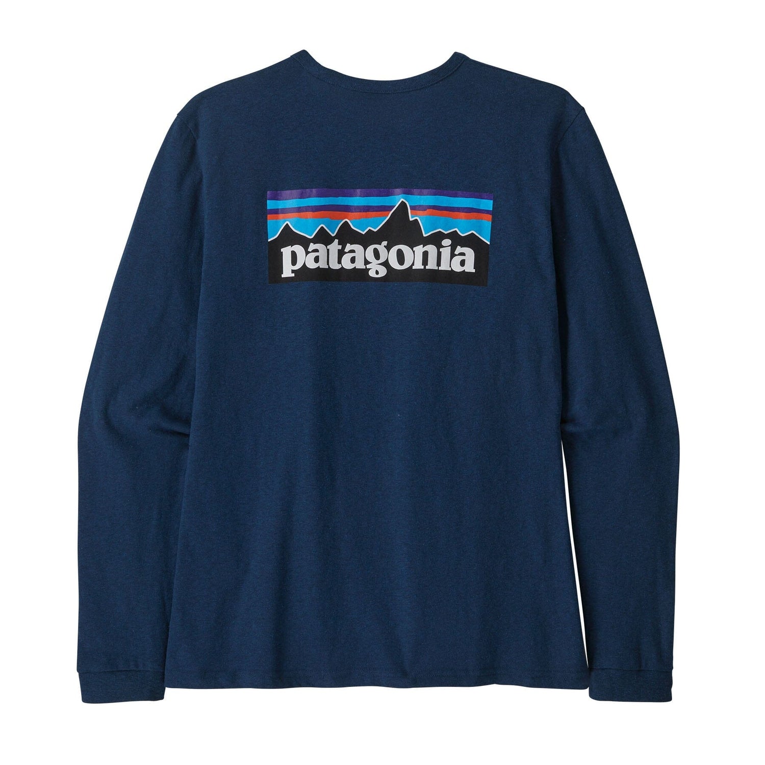 Patagonia - W's L/S P-6 Logo Responsibili-Tee - Recycled Cotton & Recycled Polyester - Weekendbee - sustainable sportswear