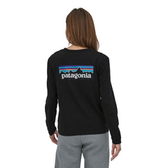 W's L/S P-6 Logo Responsibili-Tee - Recycled Cotton & Recycled Polyester Shirt Patagonia