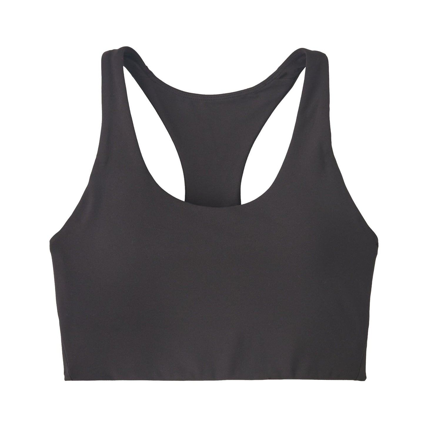 Patagonia W's Maipo Mid Impact Bra - NetPlus® postconsumer recycled nylon Black Underwear