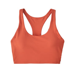 Patagonia W's Maipo Mid Impact Bra - NetPlus® postconsumer recycled nylon Pimento Red Underwear