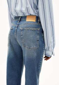 Armedangels W's Mairaa Jeans - Mom Fit High Waist - Recycled Cotton Mix Callisto Pants
