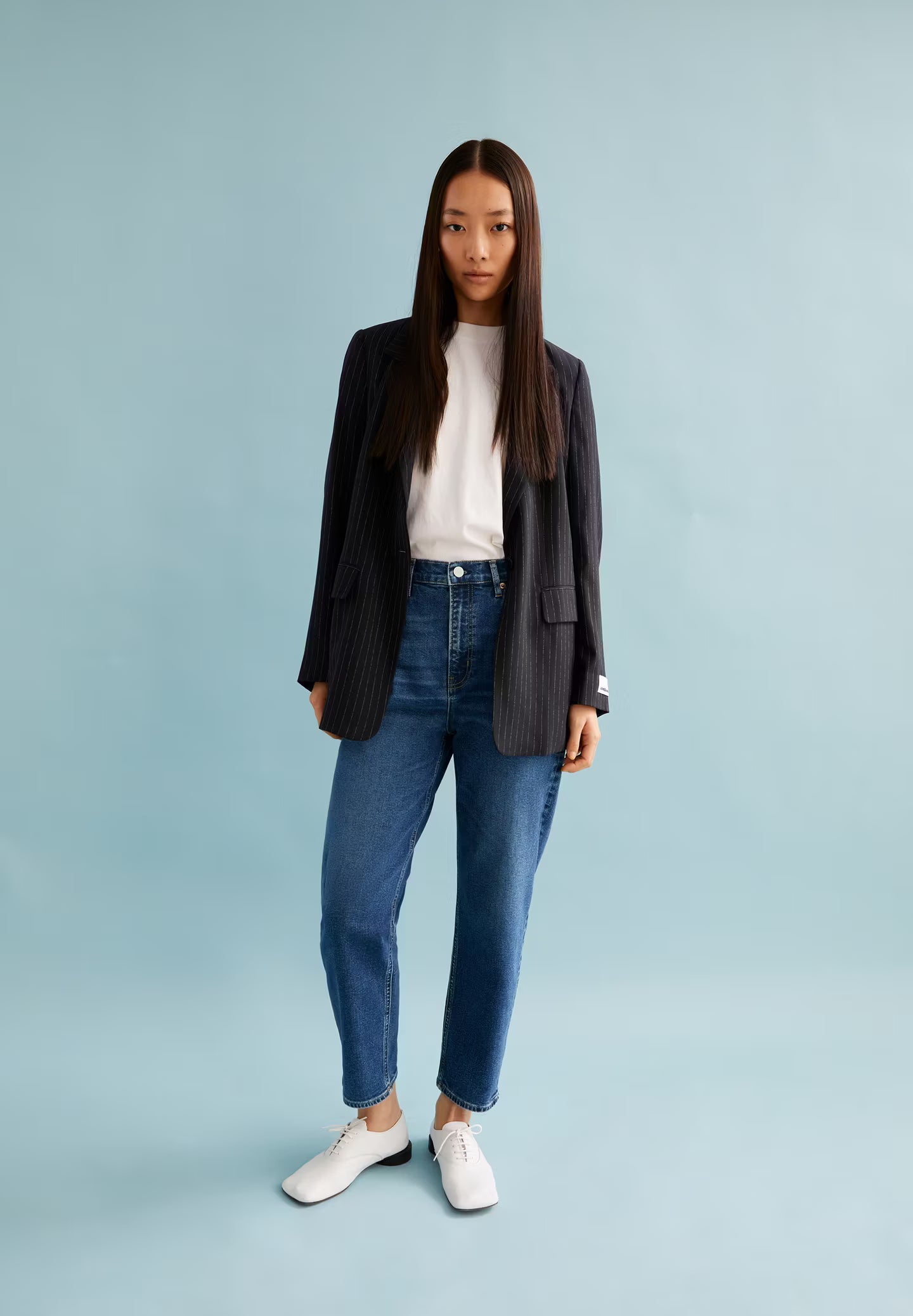 Armedangels W's Mairaa Jeans - Mom Fit High Waist - Recycled Cotton Mix Carme Pants