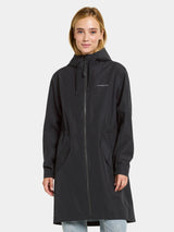 Didriksons W's Marta Parka - Polyester with PFC-free water repellent finish Black Jacket