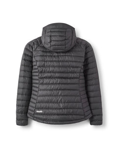 Rab W's Microlight Alpine Jacket - Recycled nylon & down Black (Graphene) Jacket