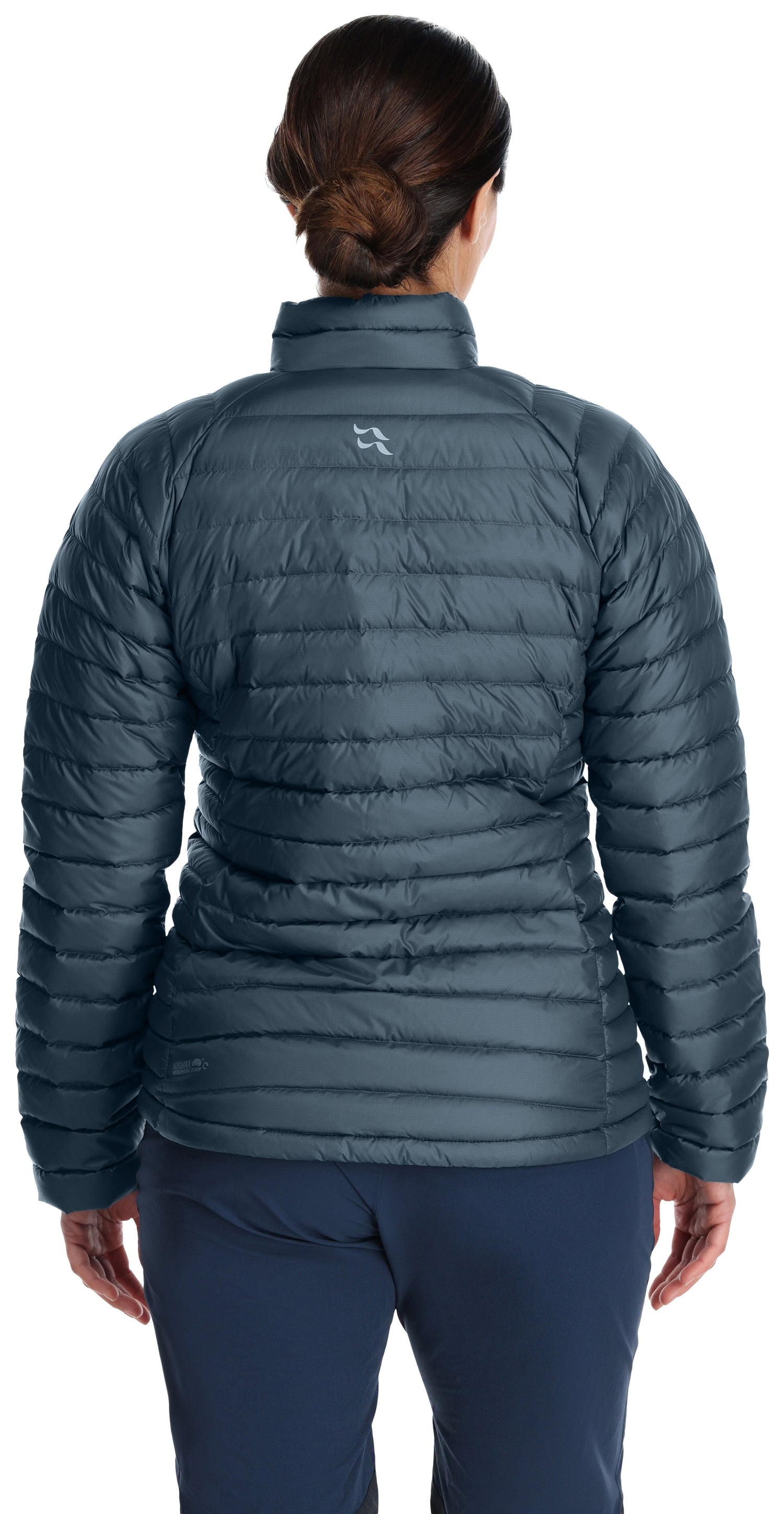 Rab W's Microlight Alpine Jacket - Recycled nylon & down Orion Blue Jacket