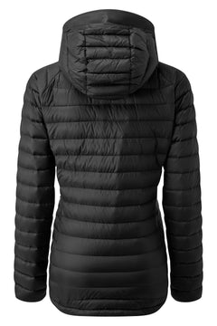 Rab W's Microlight Alpine Jacket - Recycled nylon & down Black Jacket