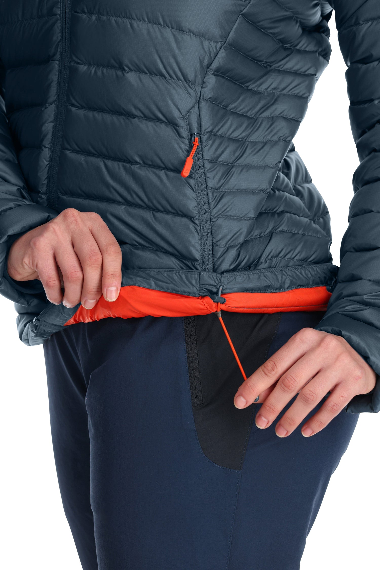 Rab W's Microlight Alpine Jacket - Recycled nylon & down Orion Blue Jacket