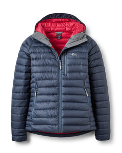 Rab W's Microlight Alpine Jacket - Recycled nylon & down Steel Jacket