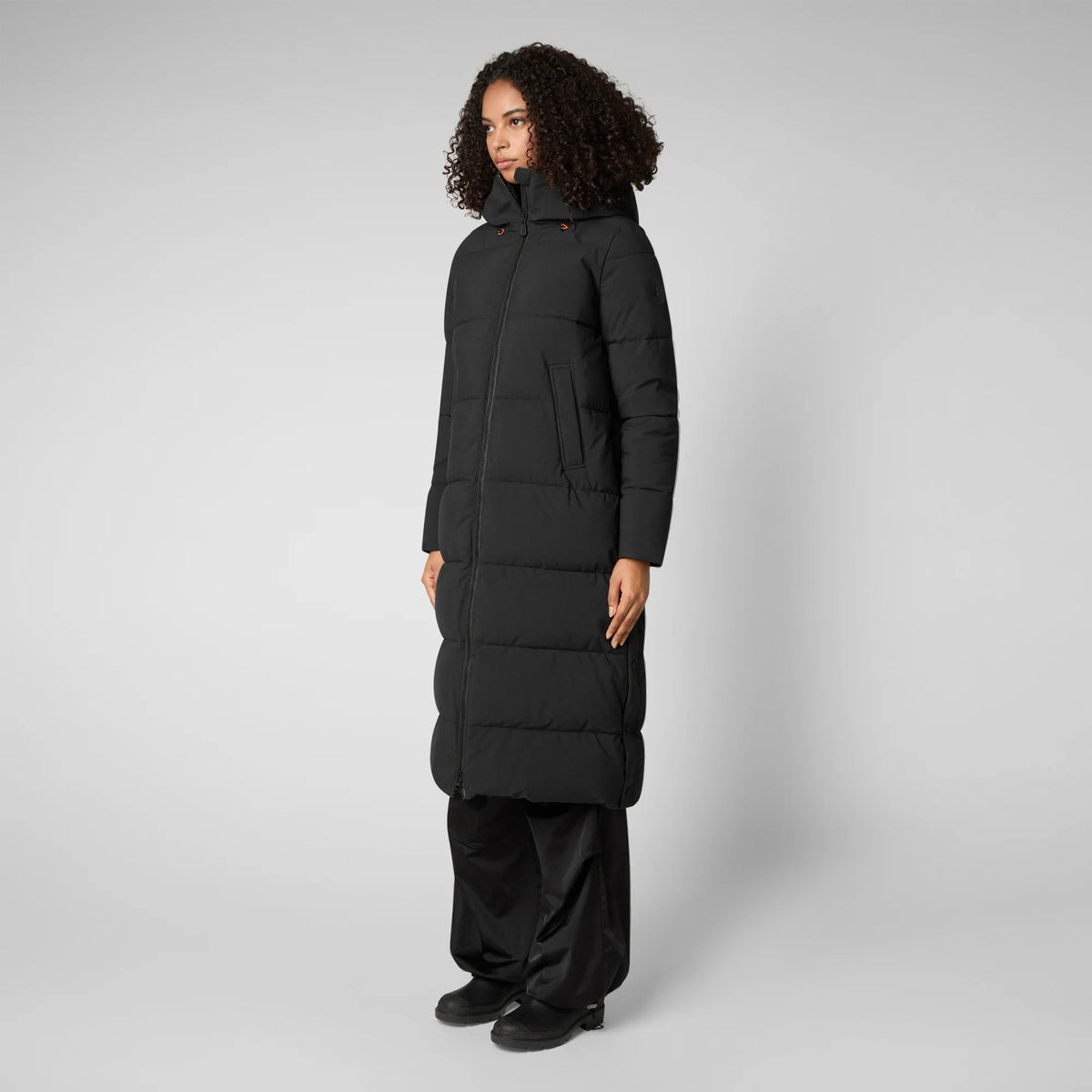 W's Missy Long Hooded Puffer jacket - Recycled polyester Jacket Save The Duck