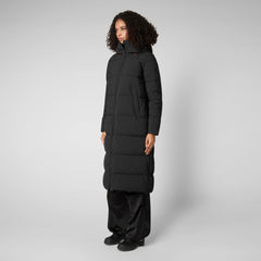 W's Missy Long Hooded Puffer jacket - Recycled polyester Jacket Save The Duck