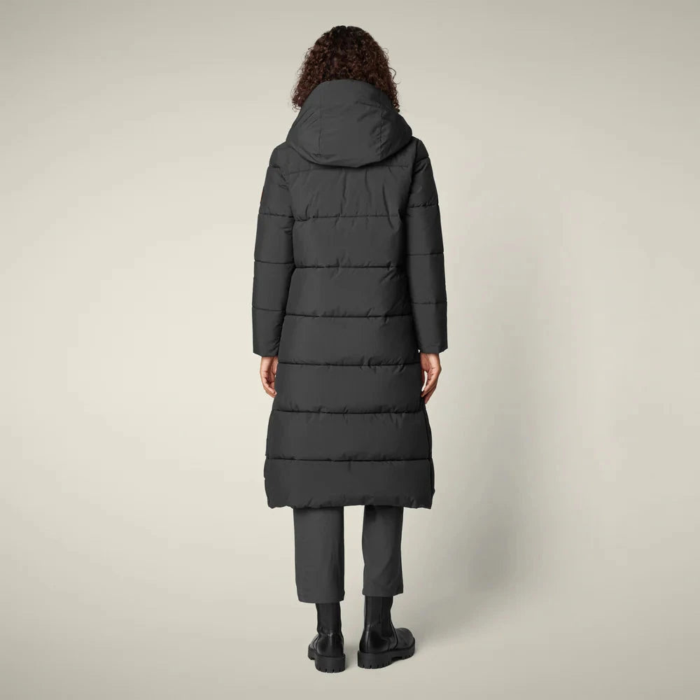 W's Missy Long Hooded Puffer jacket - Recycled polyester Jacket Save The Duck