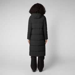 W's Missy Long Hooded Puffer jacket - Recycled polyester Jacket Save The Duck