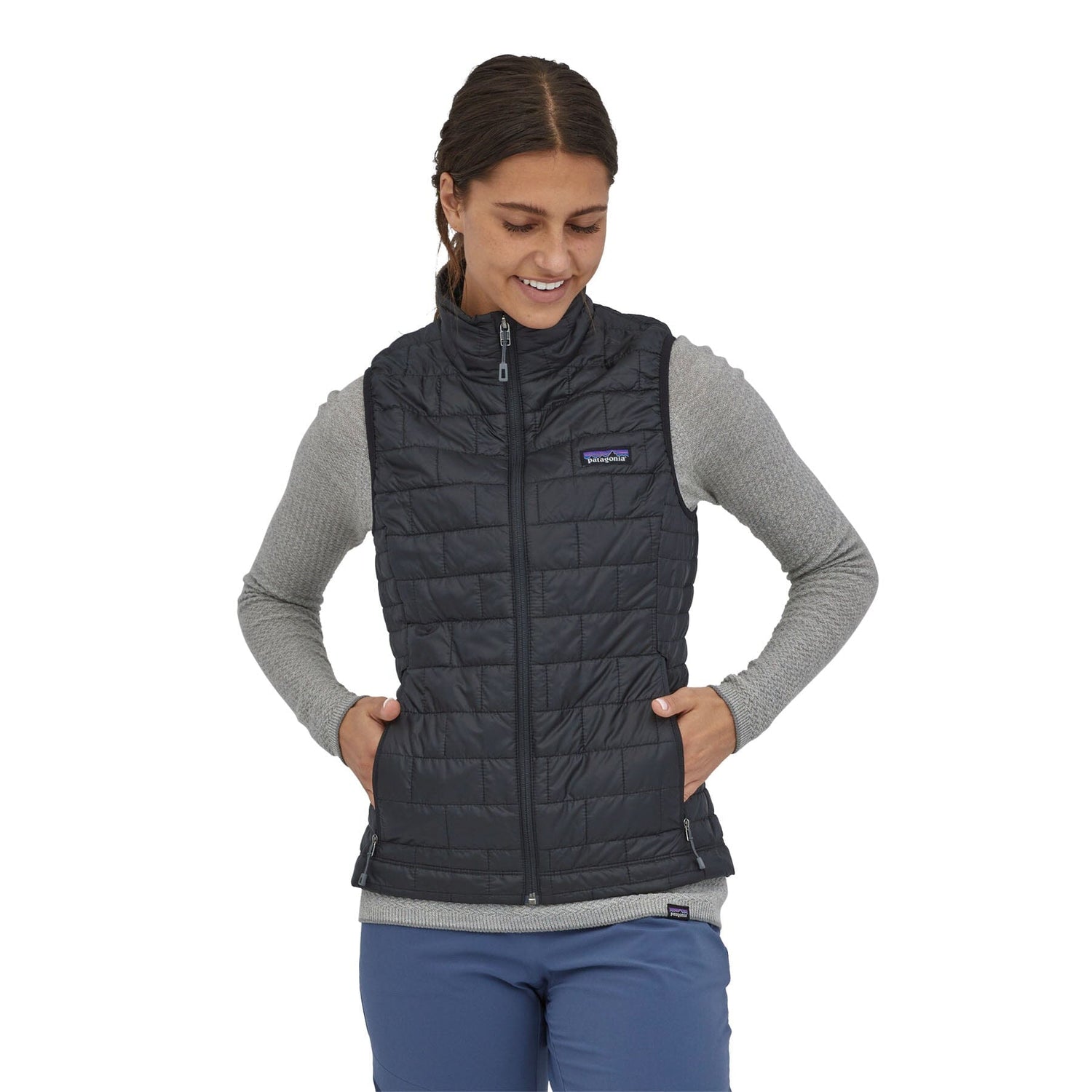 Patagonia W's Nano Puff Vest - Recycled polyester Black Jacket