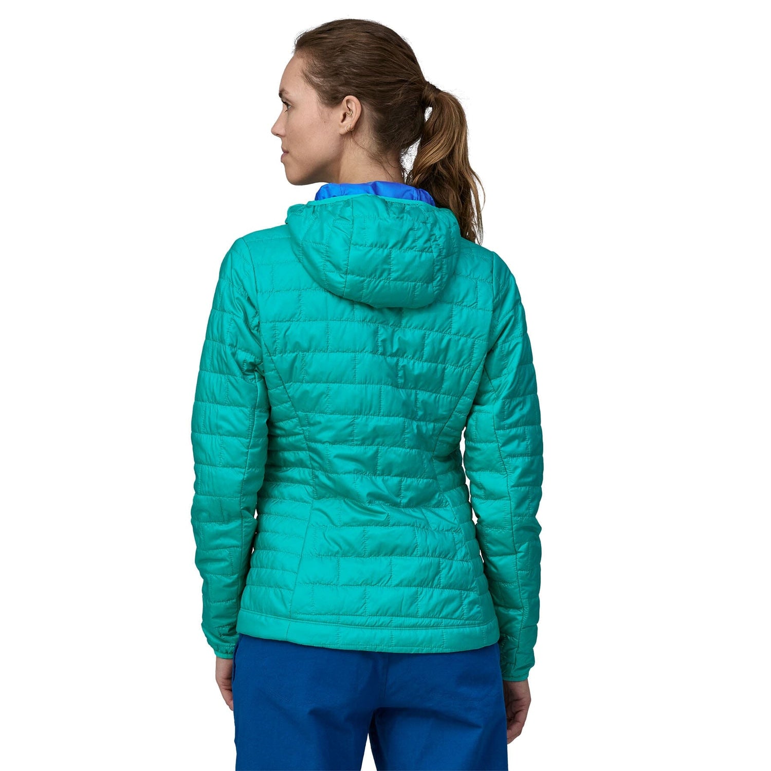 Patagonia W's Nano Puff® Hoody - Recycled Polyester Subtidal Blue Jacket