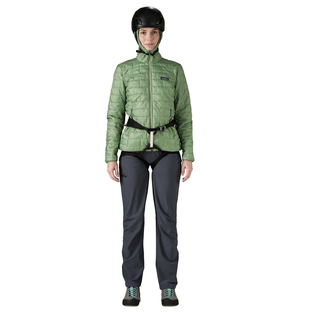 Patagonia W's Nano Puff® Hoody - Recycled Polyester Elder Green 2025 Jacket