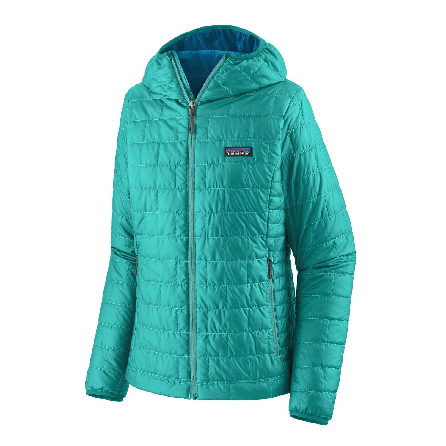 Patagonia W's Nano Puff® Hoody - Recycled Polyester Subtidal Blue Jacket