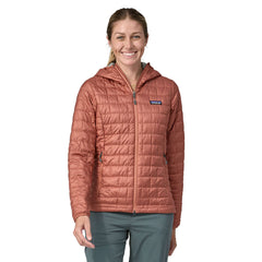 Patagonia W's Nano Puff® Hoody - Recycled Polyester Burl Red Jacket