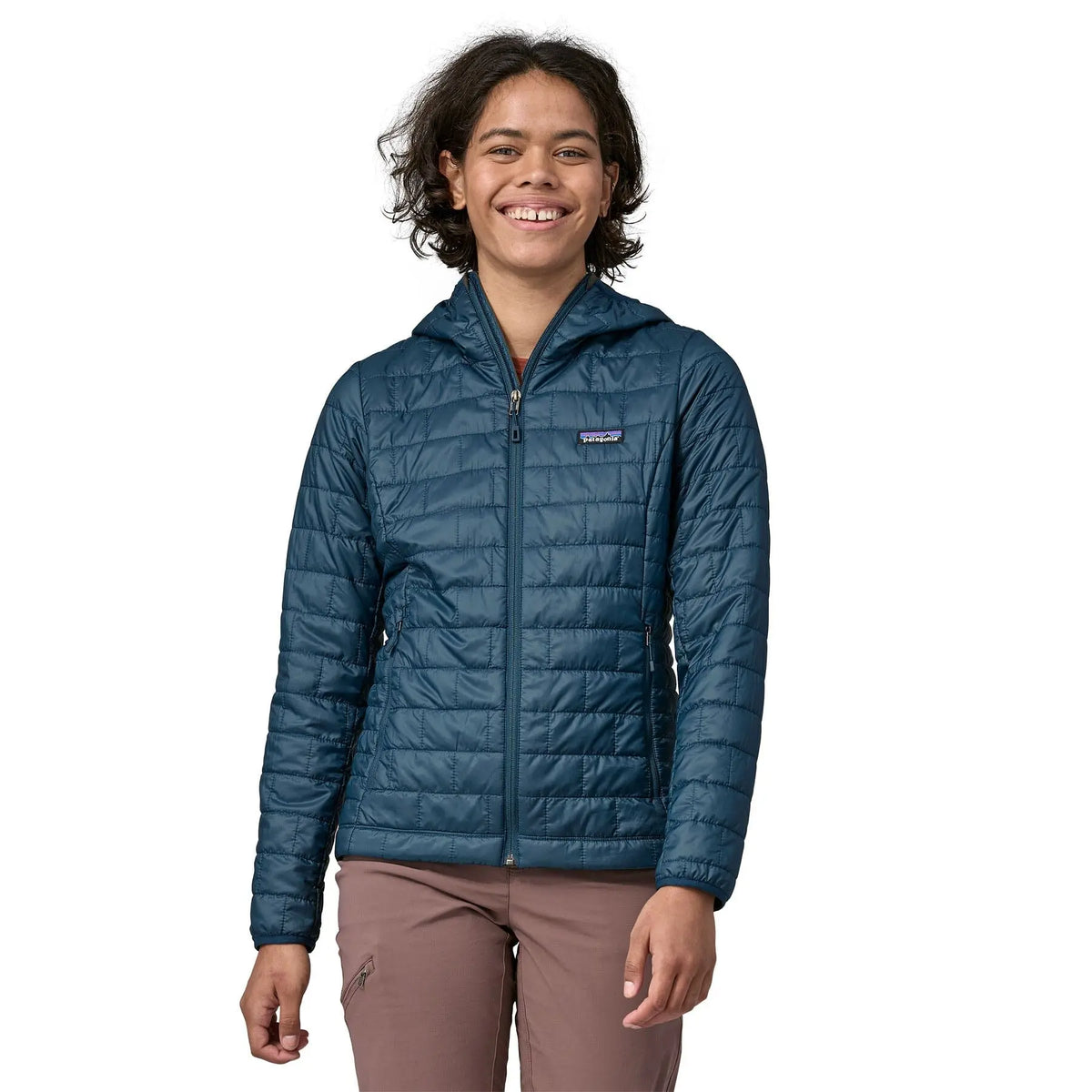 W's Nano Puff® Hoody - Recycled Polyester Jacket Patagonia Lagom Blue XS