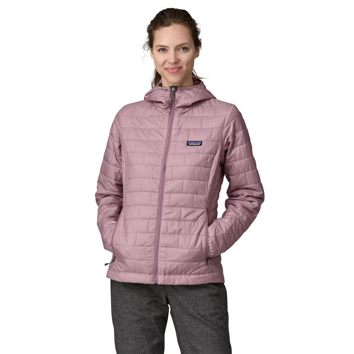 Patagonia W's Nano Puff® Hoody - Recycled Polyester Lagom Blue Jacket