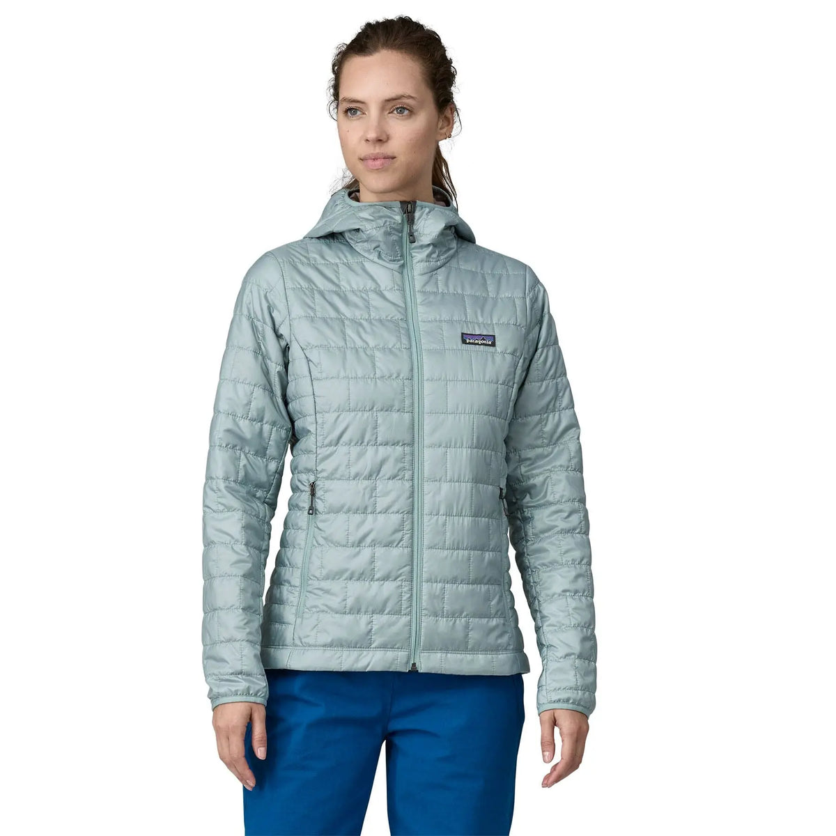 Patagonia W's Nano Puff® Hoody - Recycled Polyester Lagom Blue Jacket