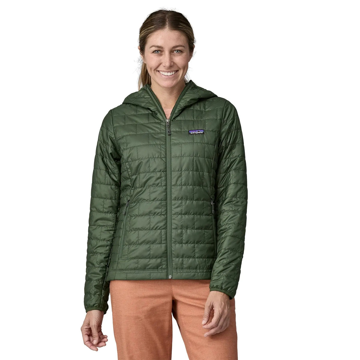 Patagonia W's Nano Puff® Hoody - Recycled Polyester Lagom Blue Jacket