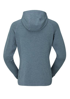 Rab W's Nexus Hoody - Circular recycled polyester fleece Orion Blue Shirt