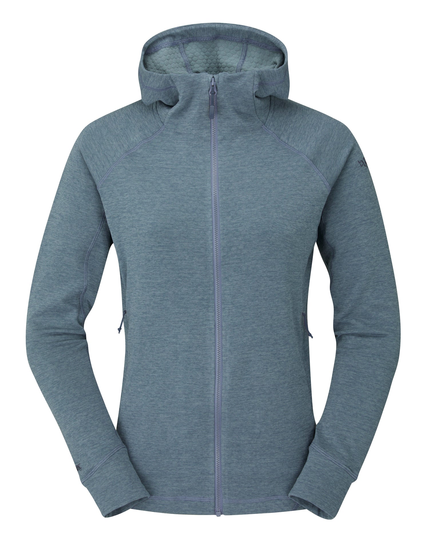 Rab W's Nexus Hoody - Circular recycled polyester fleece Orion Blue Shirt