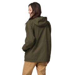 Patagonia W's Outdoor Everyday Rain Jacket - Recycled polyester Basin Green Jacket
