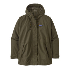 Patagonia W's Outdoor Everyday Rain Jacket - Recycled polyester Basin Green Jacket