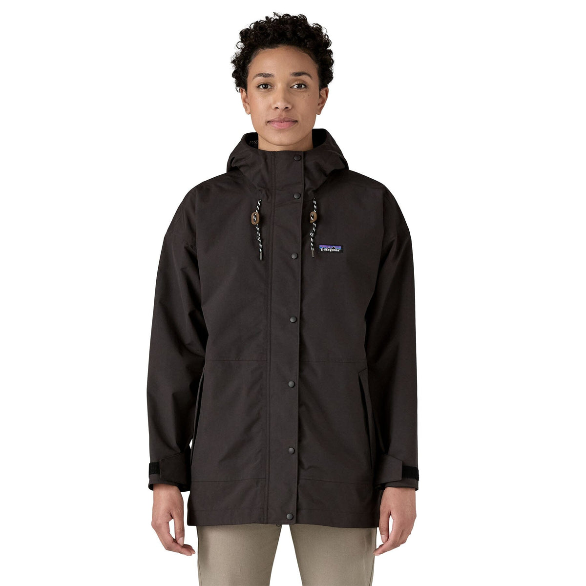 W's Outdoor Everyday Rain Jacket - Recycled polyester Jacket Patagonia Black S