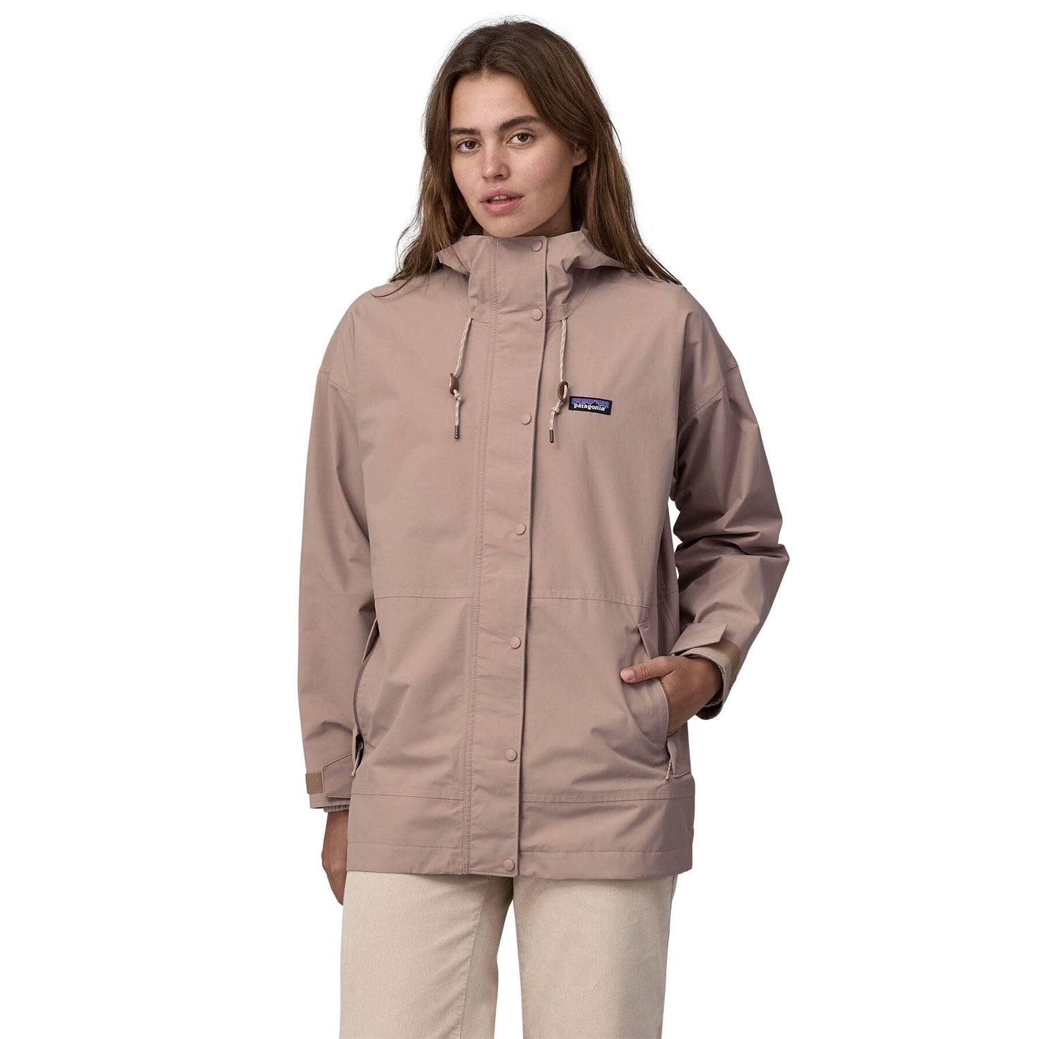Patagonia W's Outdoor Everyday Rain Jacket - Recycled polyester Stingray Mauve Jacket