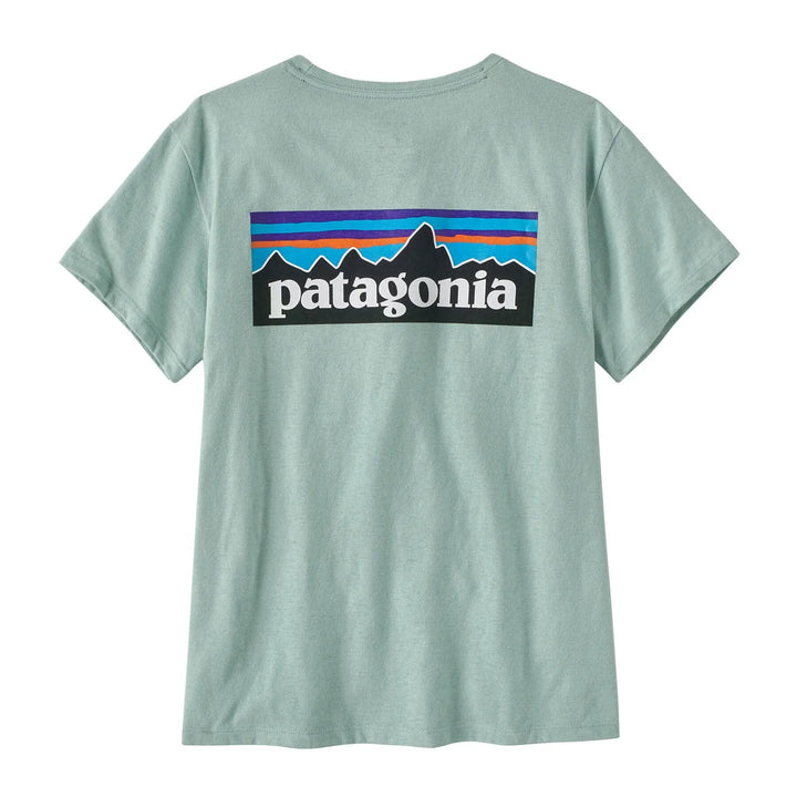 W's P-6 Logo Responsibili-Tee - Recycled Cotton & Recycled Polyester Shirt Patagonia