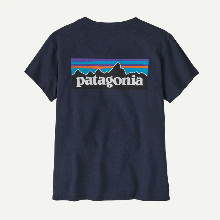 W's P-6 Logo Responsibili-Tee - Recycled Cotton & Recycled Polyester Shirt Patagonia