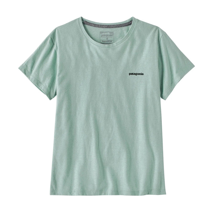W's P-6 Logo Responsibili-Tee - Recycled Cotton & Recycled Polyester Shirt Patagonia