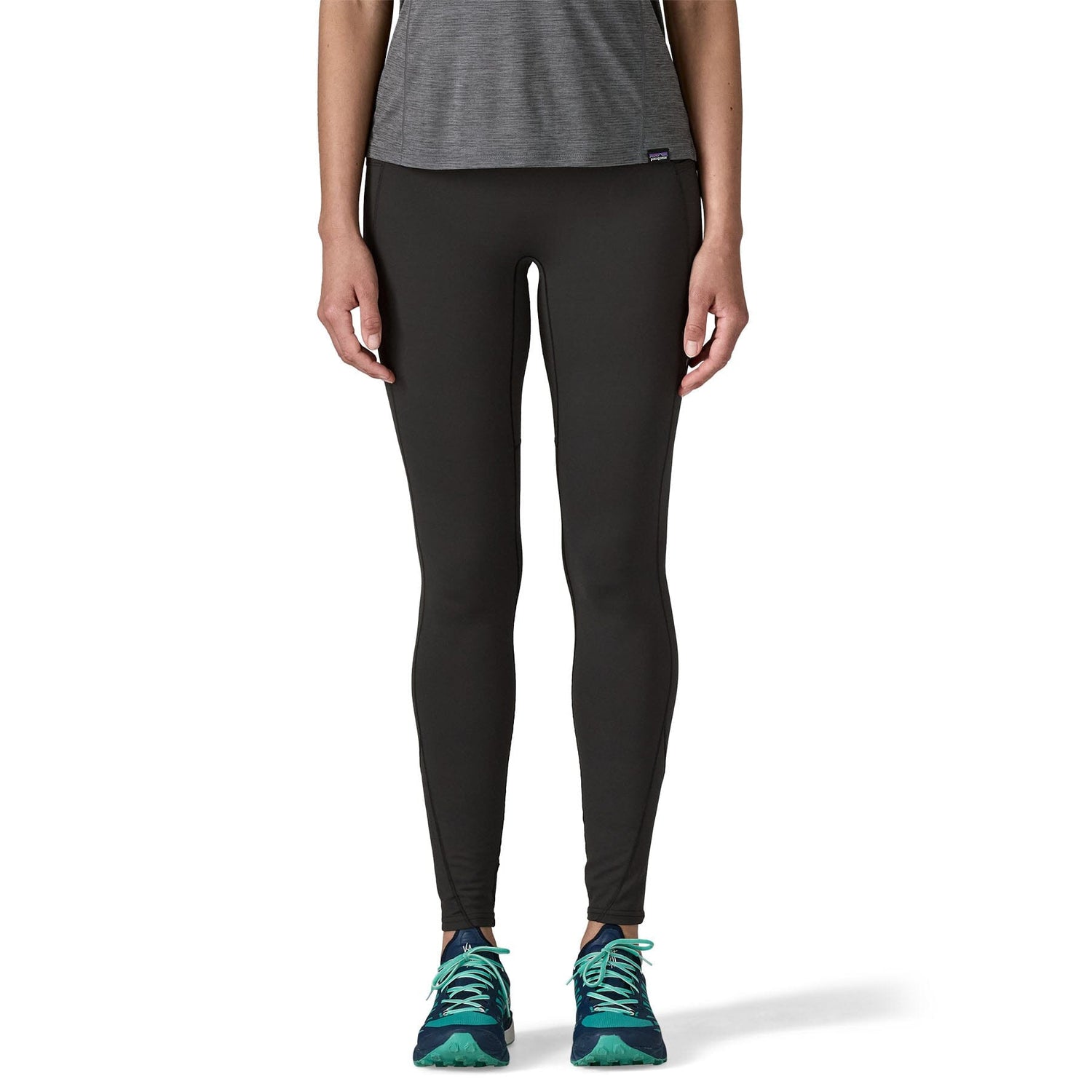 Patagonia - W's Peak Mission Winter Running Tights - Recycled Polyester - Weekendbee - sustainable sportswear