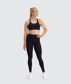 Gymnation W's Performance Boost Sports Bra - Bluesign®-certified production, Polyamide & Elastane Black Underwear