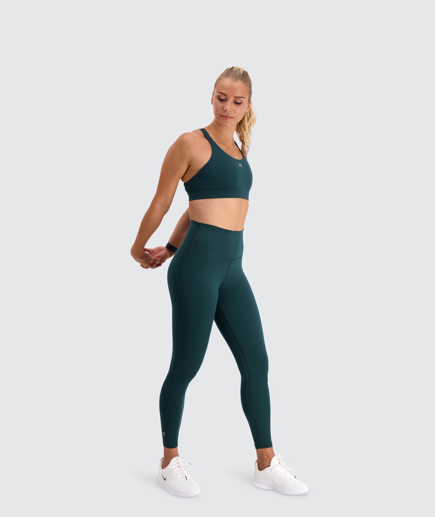 Gymnation W's Performance Boost Sports Bra - Bluesign®-certified production, Polyamide & Elastane Forest Green Underwear