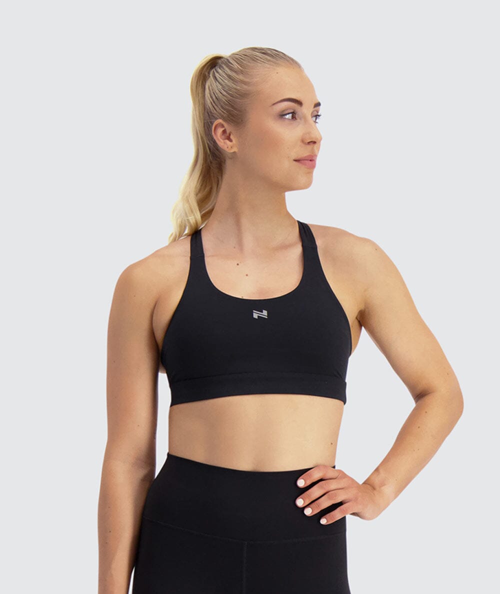 Gymnation W's Performance Boost Sports Bra - Bluesign®-certified production, Polyamide & Elastane Black Underwear